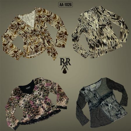Y2K Earthy Tone Mix Full Sleeve tops (AA-1026)