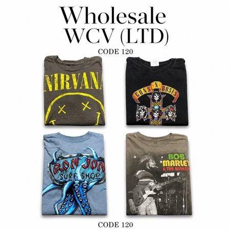 Band T-Shirts (Wcv: 120)