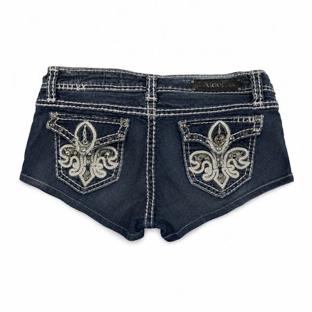 Y2K Embroided & Embellished Shorts