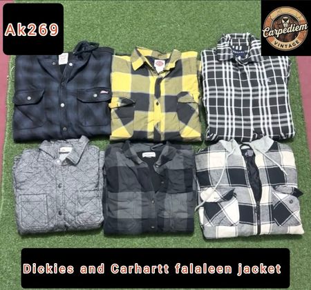 Dickies and Carhartt flannel jacket ak269