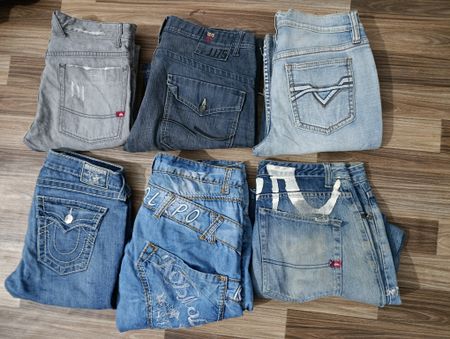 hip hop  Jeans ( brands) True religion, Marlboro,g Star etc