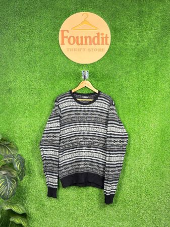 Crazy Pattern Style Sweater