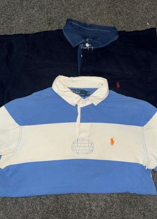 Ralph Lauren, Lacoste, Tommy Hilfiger Rugby shirts