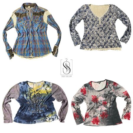 Y2K Blue Moon Full Sleeve Tops - SS-048