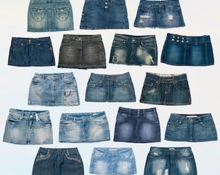 Y2K Denim Mini Skirts