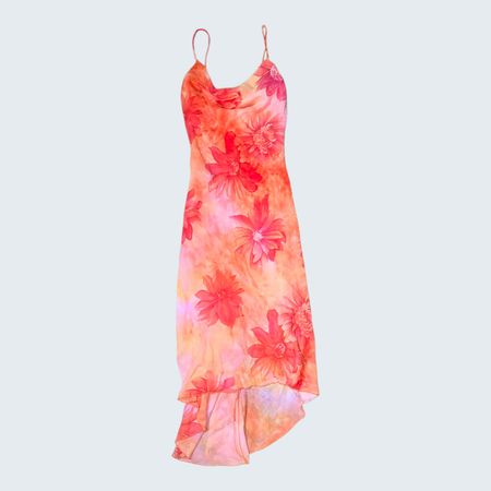 Y2K Fairy Grunge Dress Vintage Floral Aesthetic Midi Maxi