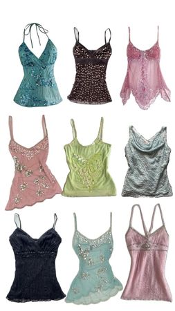 Y2K camisole tops