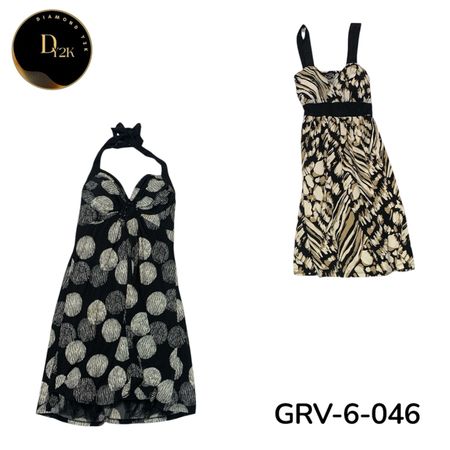 Women’s Poly Dress – Premium Comfortable Fit Y2K Vintage Style Dress (GRV-6-046)