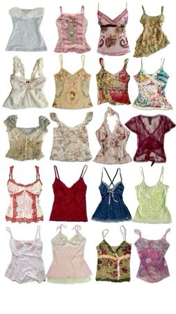Y2K camisole tops