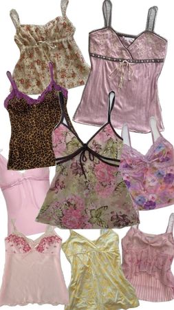 Y2K camisole tops