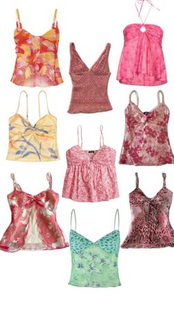 Y2K camisole tops