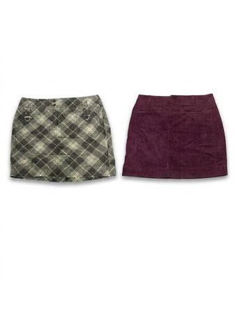 (FV-1758) Corduroy Skirts