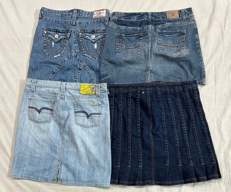Y2k denim skirts (841)