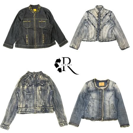 Y2K Era Cyber Girl Denim Jacket RW-2148