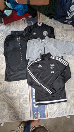 Nike Adidas and Underarmour jerseys