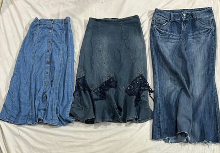 Y2k denim skirts (848)