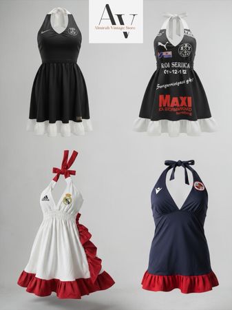 Football upcycle camisole top