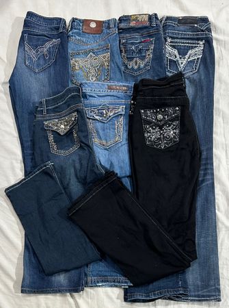 Y2k bootcut jeans (849)