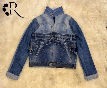 Upcycled Luxe Patch Denim Jackets (Woman’s)