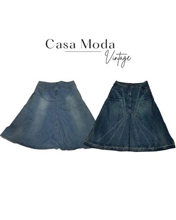 180626-23 denim maxi skirts 10 pcs
