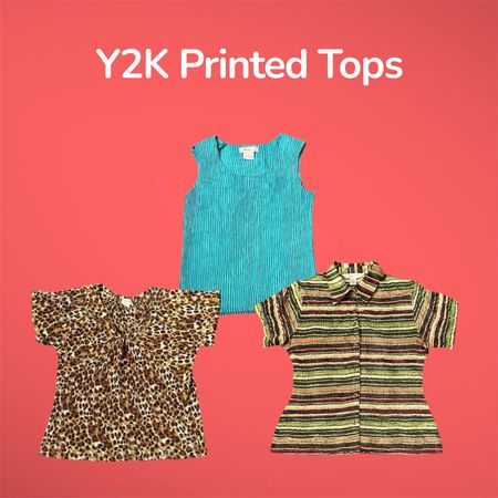 Y2K Printed Tops - (17/06)