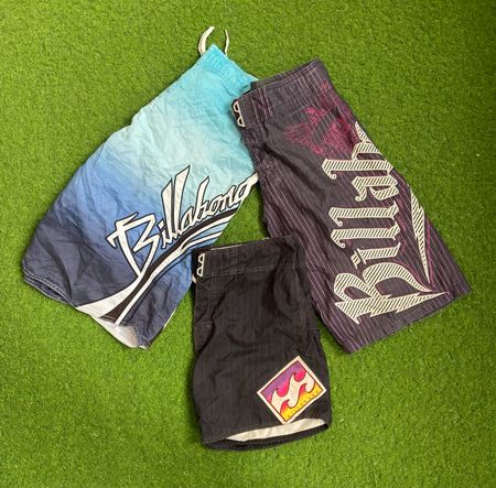 Branded Surfwear/Swim Shorts including Quiksilver, Billa Bong, Rip Curl and others