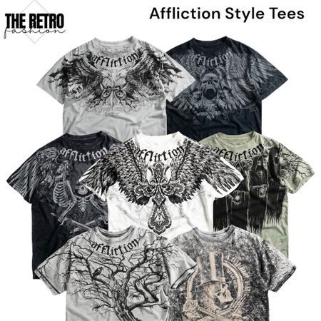Affliction Style Tees-0214