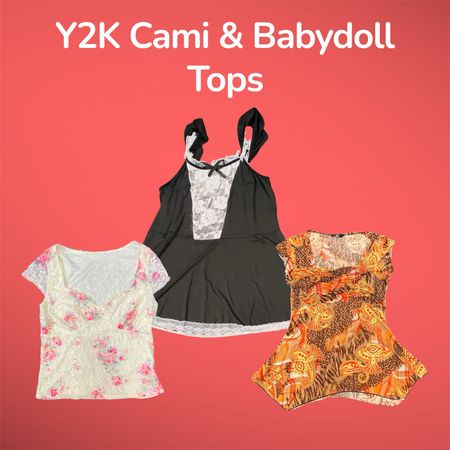 Y2K Cami & Babydoll Tops #002 - (18/06)