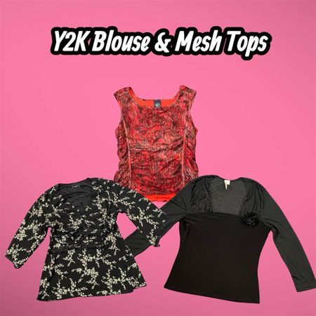 Y2K Blouse & Mesh Tops #004 - (18/06)