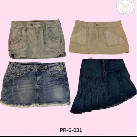 Trendy Blue Denim Mini Skirt – Cute Summer Street Style Outfit (PR-6-031)