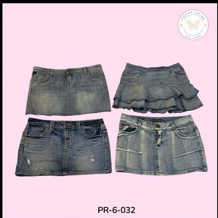 Classic High-Rise Denim Mini Skirt – Everyday Chic Casual Wear (PR-6-032)