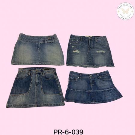 Casual Stretch Denim Mini Skirt – Comfy Everyday Wear Style (PR-6-039)