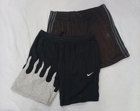 CR9329 Upcycled Mix Branded Flame Shorts
