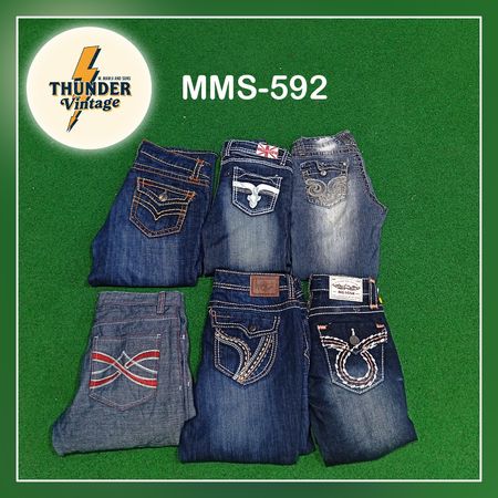 Y2K Flared Jeans (Mms-592)