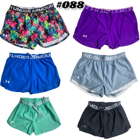 Vibrant Y2K Neon Splatter & Bold Elastic Gym Shorts Lot(brand)Under Armour#088