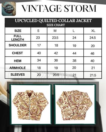 Upcycled Quilted Collar Jacket