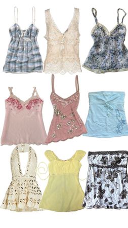 Tops de tirantes Y2K
