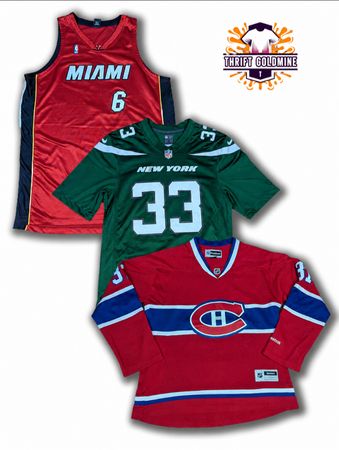 Premium NFL NHL NBA Mejestic Jerseys