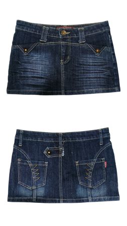 Y2K Denim Mini Skirts