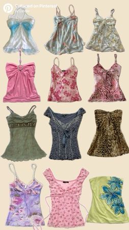 Y2K & Graphic Mixed Camis and Tees - (19/06)