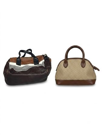 (FV-1790) Y2K Boho Earth Tone Handbags