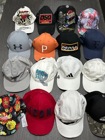 🧢 Caps lot - 100% Original Branded 65 pcs