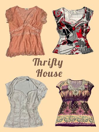 Coquette Meets Boho Edit Y2k Tops(TH/491)