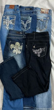 Y2k flared jeans (893)