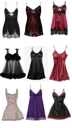 Y2K Whimsygoth & Lace Babydoll Slip Tops - (19/06)