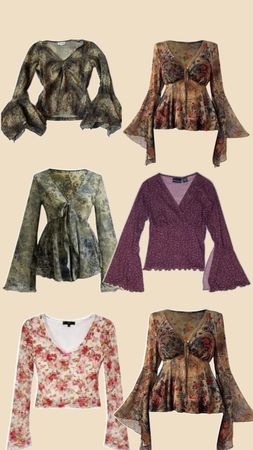Y2K Mesh & Printed Long Sleeve Blouse - (19/06)