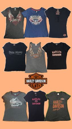 Harley Davidson Graphic Tees - (19/07)