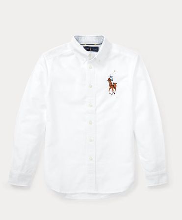 Big Logo Ralph Lauren White Shirts