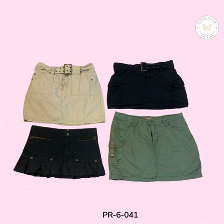 Y2K Cargo Midi Skirt – Streetwear Utility Chic Trend (PR-6-041)