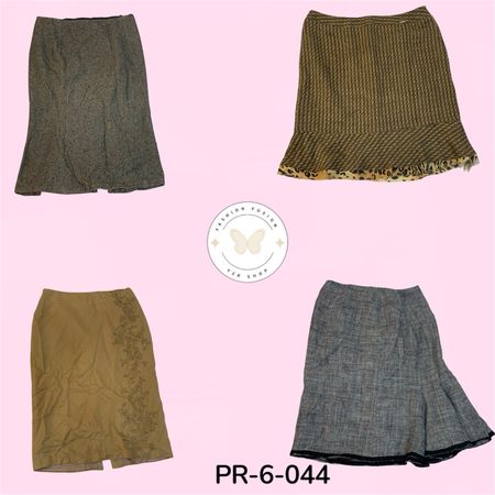 Vintage Wool Pencil Skirt | Elegant Everyday Wear (PR-6-044)